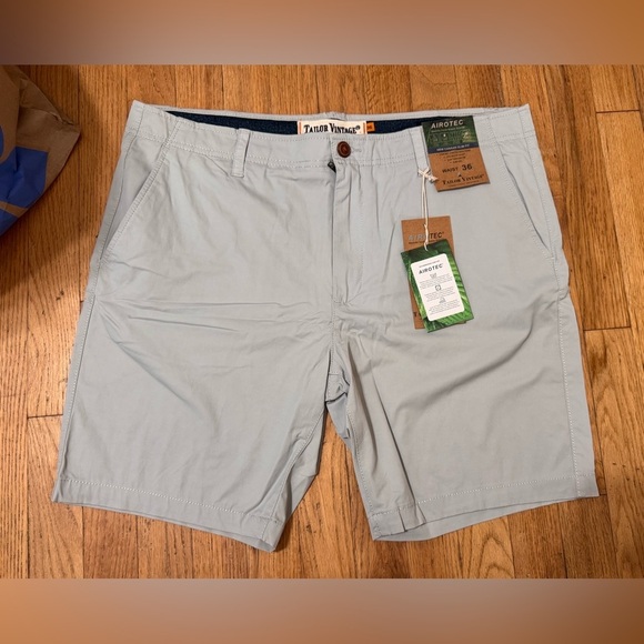 Tailor Vintage Connecticut Orginals Airotec Slim Fit 9" Short in Quiet Gray - Picture 4 of 8